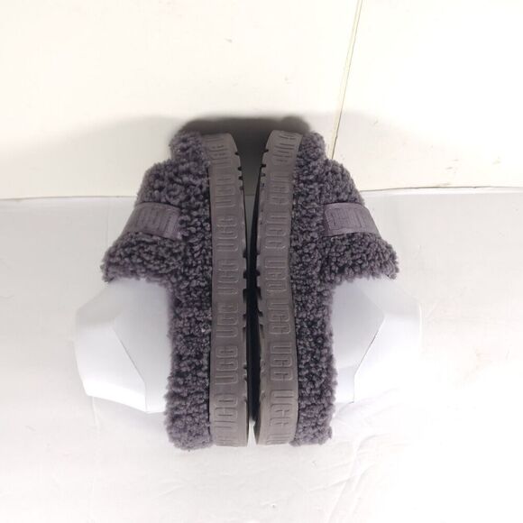 UGG Women's Fluffita US 8 Purple Sheepskin Platform Shearling Slide Slippers - Picture 11 of 16